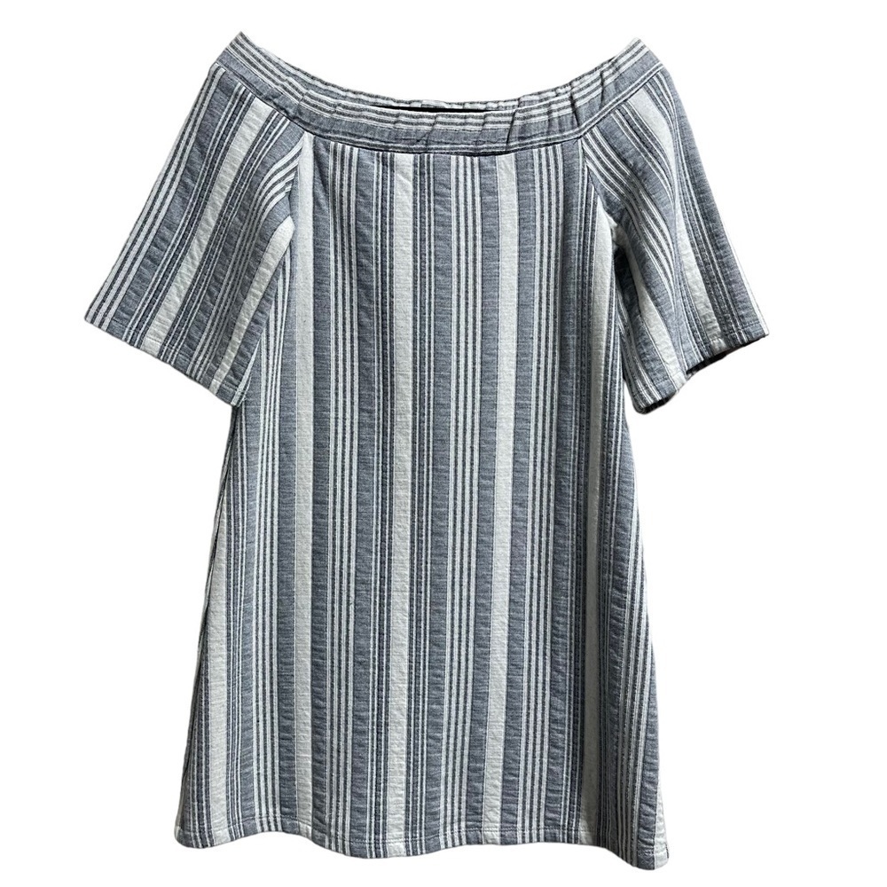 Zara Trafaluc Striped Off The Shoulder Women’s Size Small Dress